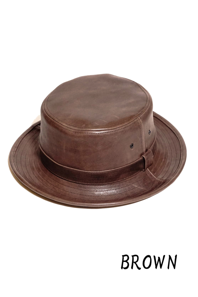 Mr.FATMAN "Wolfman Leather Barber Hat"