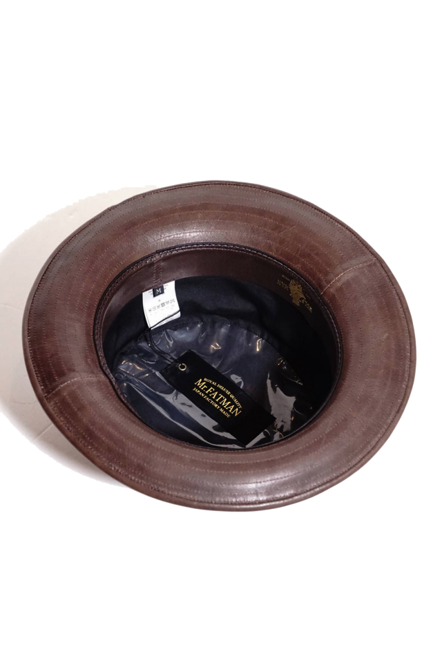 Mr.FATMAN "Wolfman Leather Barber Hat"