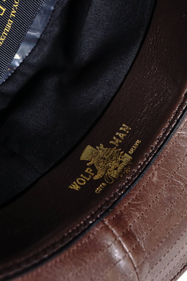 Mr.FATMAN "Wolfman Leather Barber Hat"