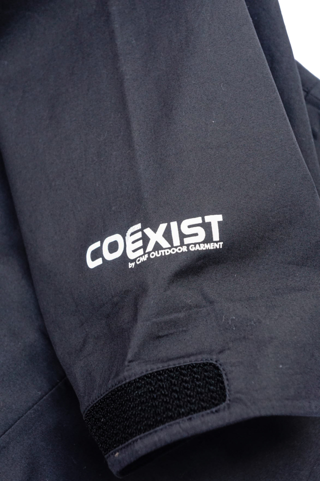 COMFY OUTDOOR GARMENT "COEXIST SHELL" BLACK