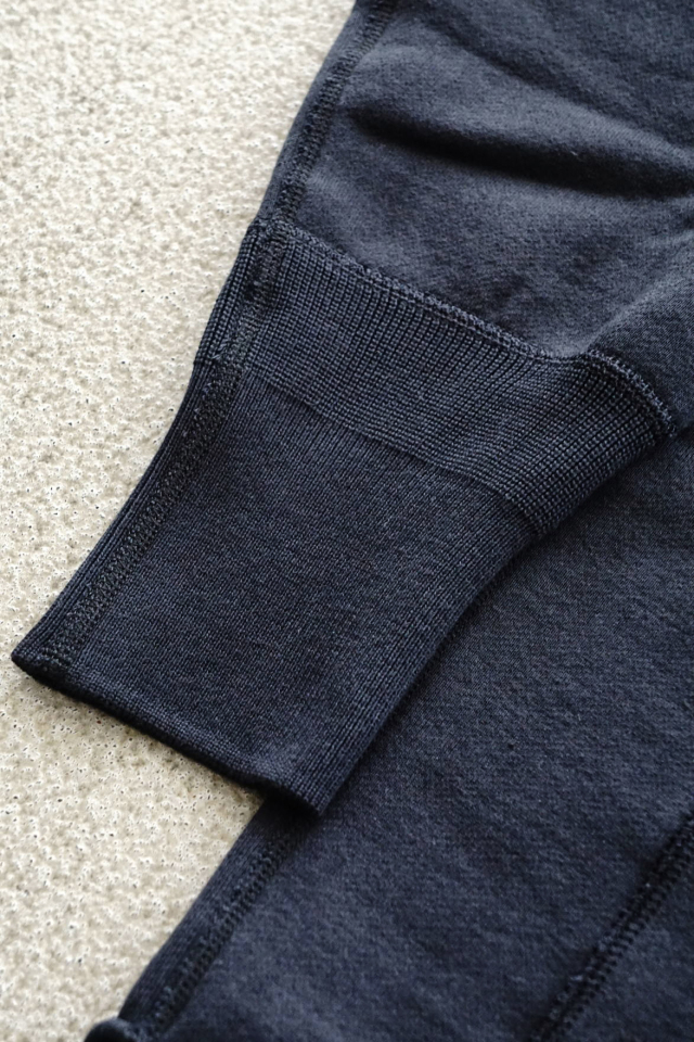 Olde Homesteader US013　Cotton Fleece　Opend Front Long Sleeve Olde Worker’s Black