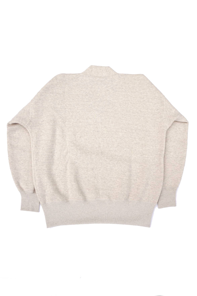 Olde Homesteader "Extra Cotton Fleece / Y Neck Long Sleeve" OATMEAL