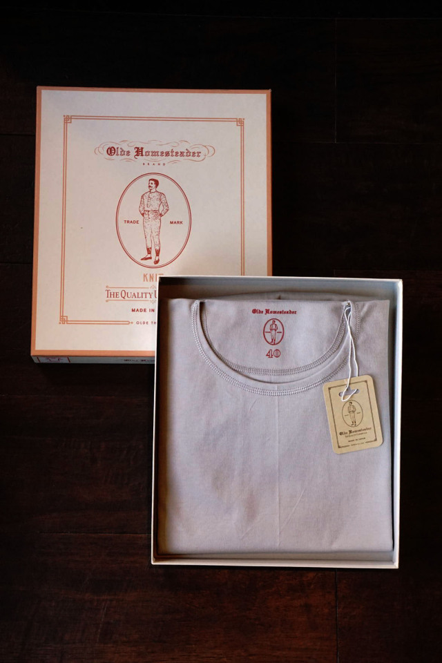 Olde Homesteader "Crew Neck Longsleeve" - Interlock - MIST