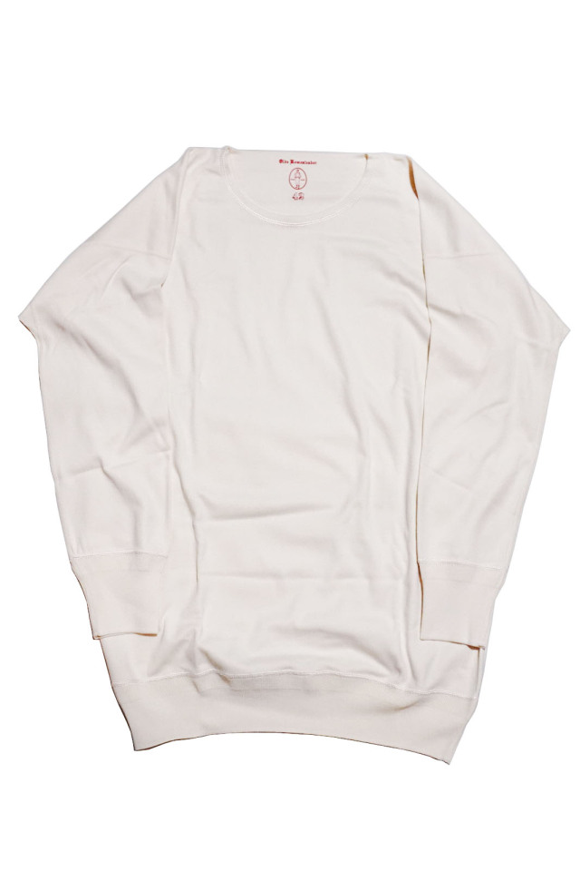 Olde Homesteader "Crew Neck Longsleeve" – Interlock – Ivory