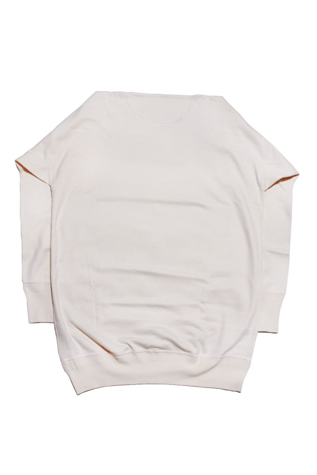 Olde Homesteader "Crew Neck Longsleeve" – Interlock – Ivory