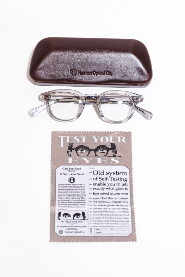 HARMAN OPTICAL "WALLIS" CLEAR GRAY