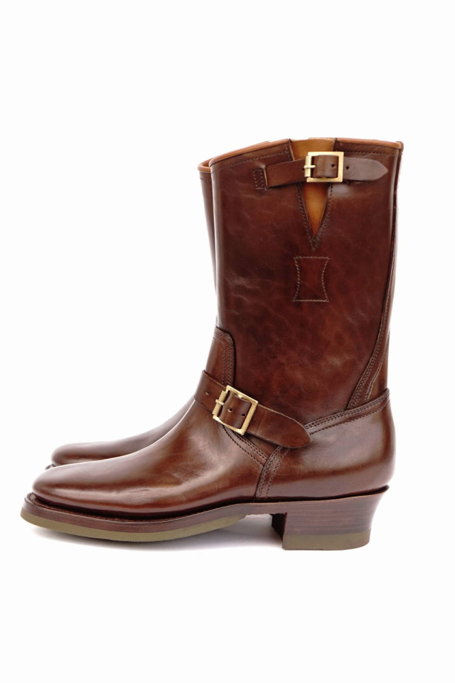 CLINCH Engineer boots Horsebutt overdye BROWN