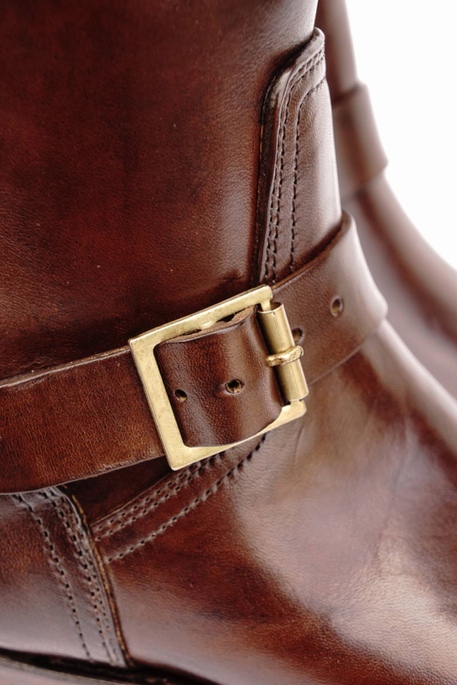 CLINCH Engineer boots Horsebutt overdye BROWN