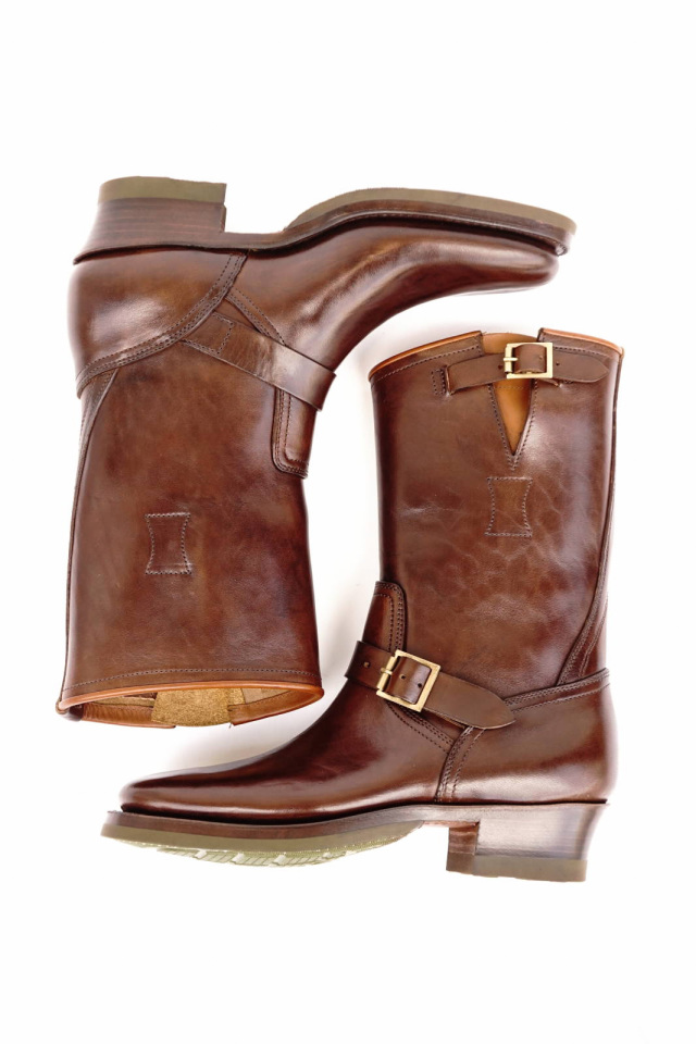 CLINCH Engineer boots Horsebutt overdye BROWN