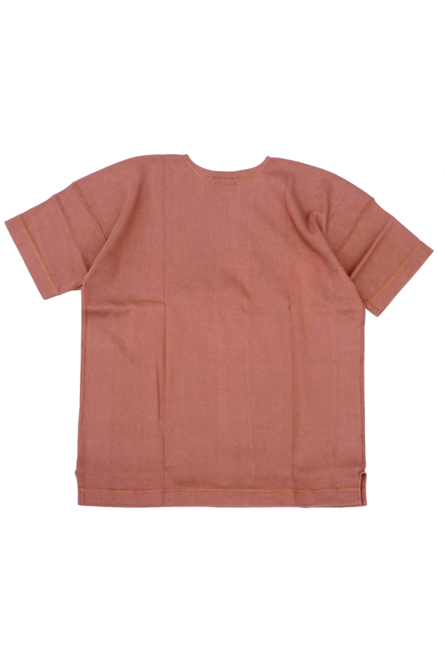 Olde Homesteader "Crew Neck Short Sleeve" - Heavy Weight Rib - ROSEWOOD