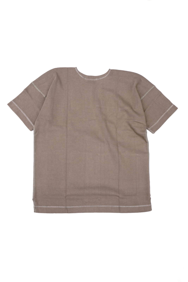 Olde Homesteader "Crew Neck Short Sleeve" - Heavy Weight Rib - RUSTIC GREY