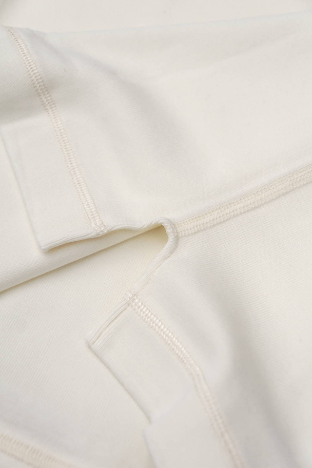 Olde Homesteader "Crew Neck Short Sleeve" - Heavy Weight Rib - OFF WHITE