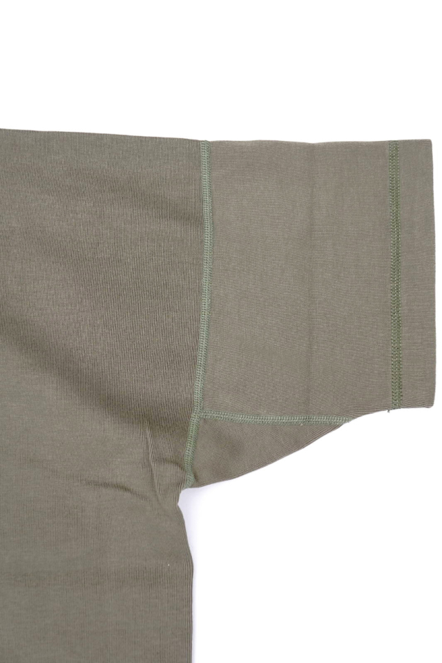 Olde Homesteader "Crew Neck Short Sleeve" - Heavy Weight Rib - OLIVE