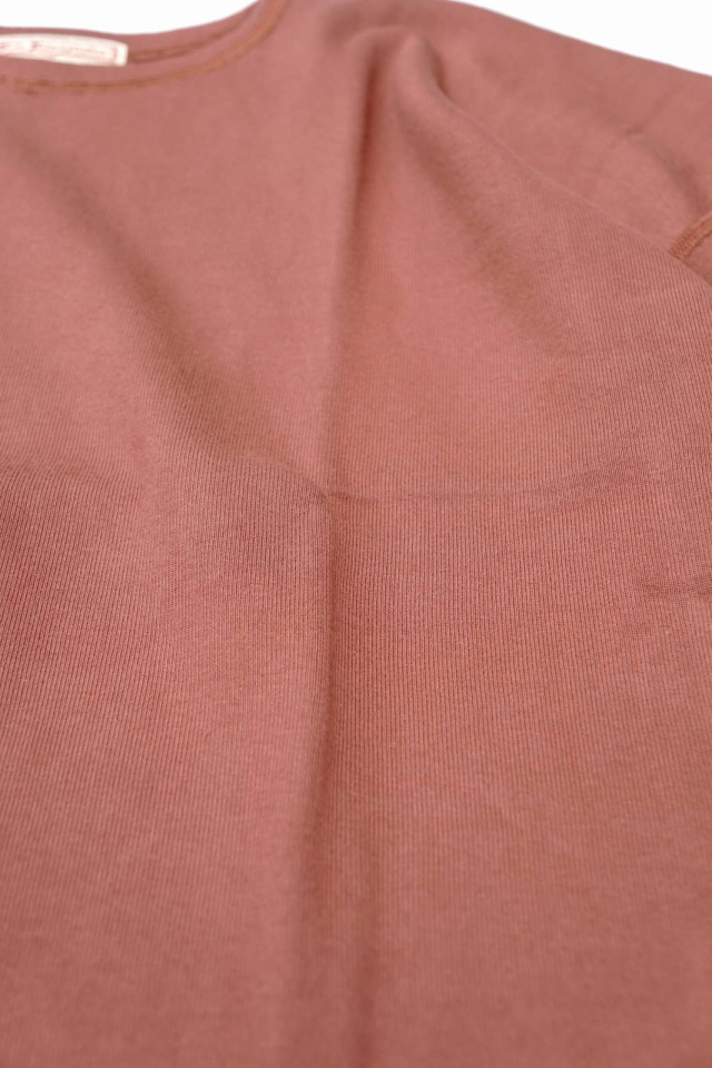 Olde Homesteader "Crew Neck Short Sleeve" - Heavy Weight Rib - ROSEWOOD