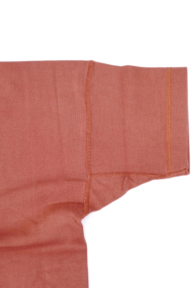 Olde Homesteader "Crew Neck Short Sleeve" - Heavy Weight Rib - ROSEWOOD