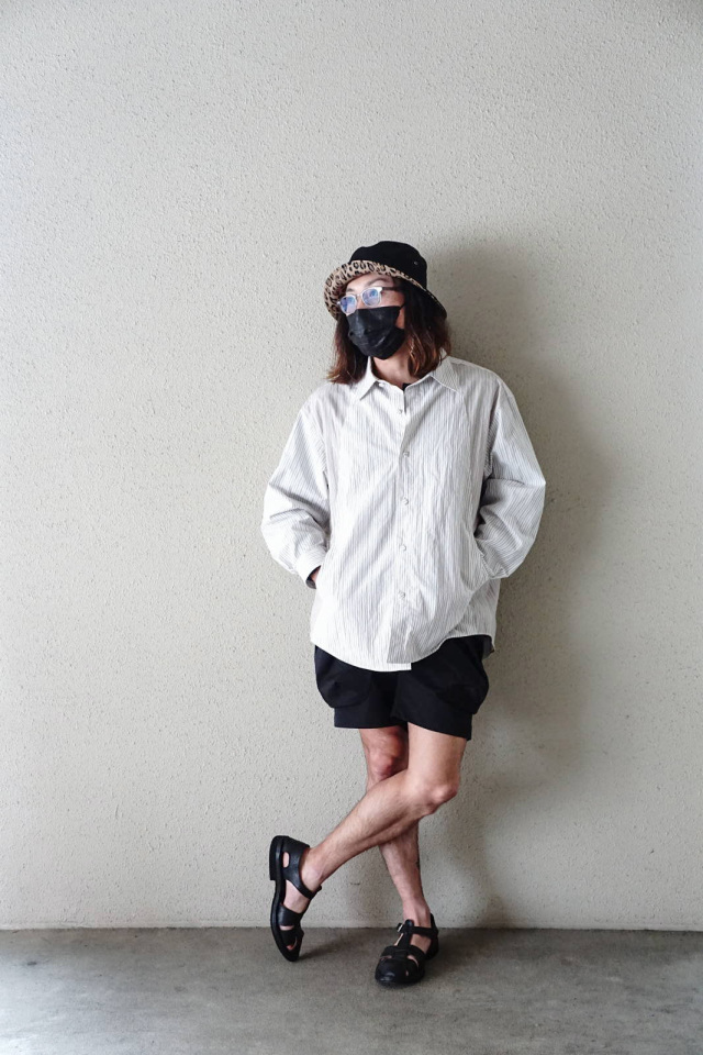 COMFY OUTDOOR GARMENT "CMF FRENCH SHIRTS" BROWN