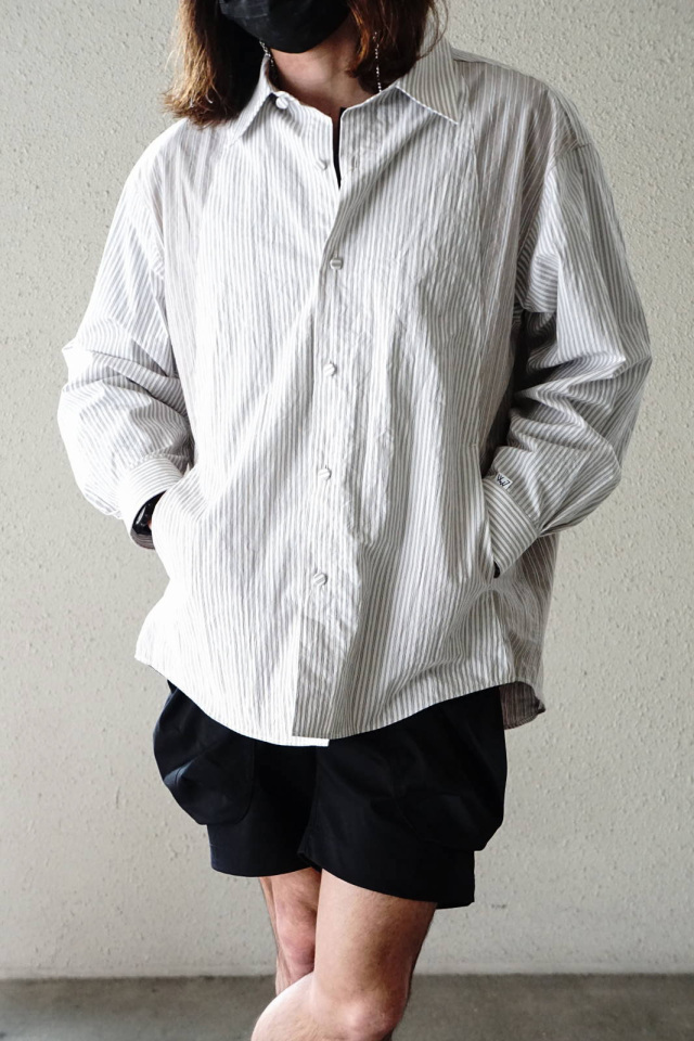 COMFY OUTDOOR GARMENT "CMF FRENCH SHIRTS" BROWN