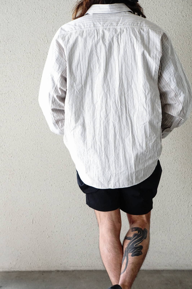 COMFY OUTDOOR GARMENT "CMF FRENCH SHIRTS" BROWN