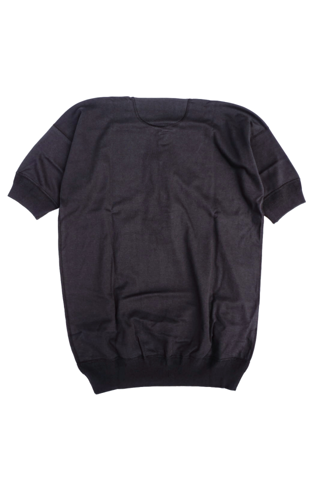 Olde Homesteader "Henley Neck Shortsleeve" - Interlock - Worker's Black