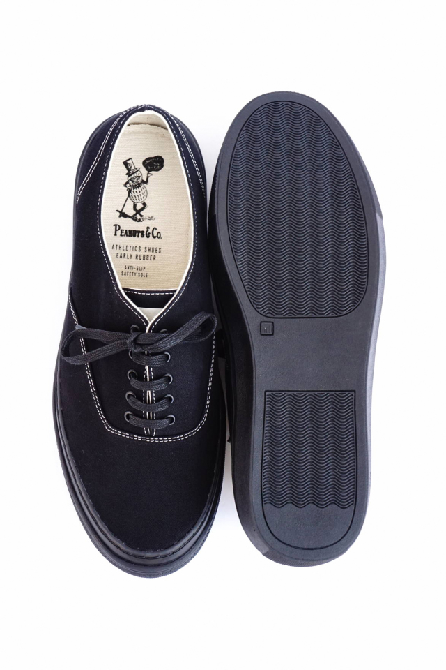 Peanuts & Co. "PーDECK SHOES" BLACK