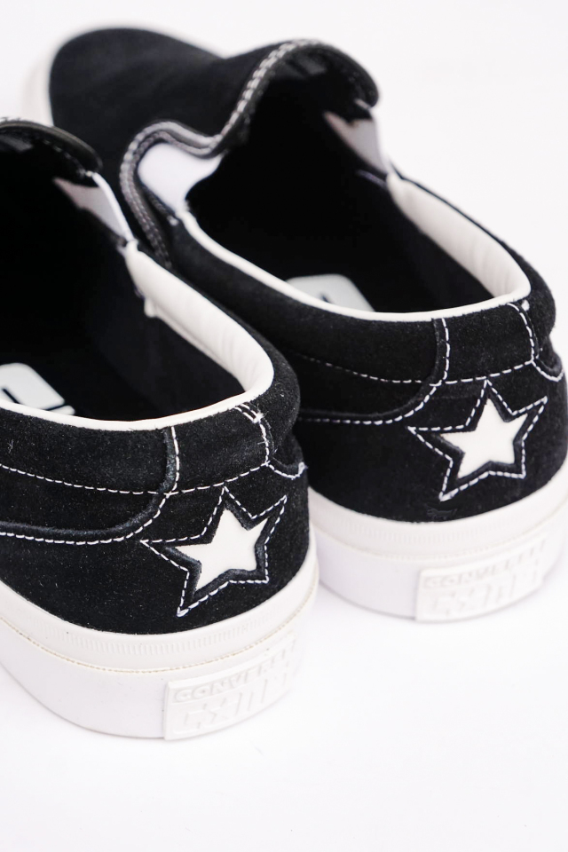 日本未発売 "CONS" CONVERSE ONE STAR CC SLIP PRO BLACK/WHITE