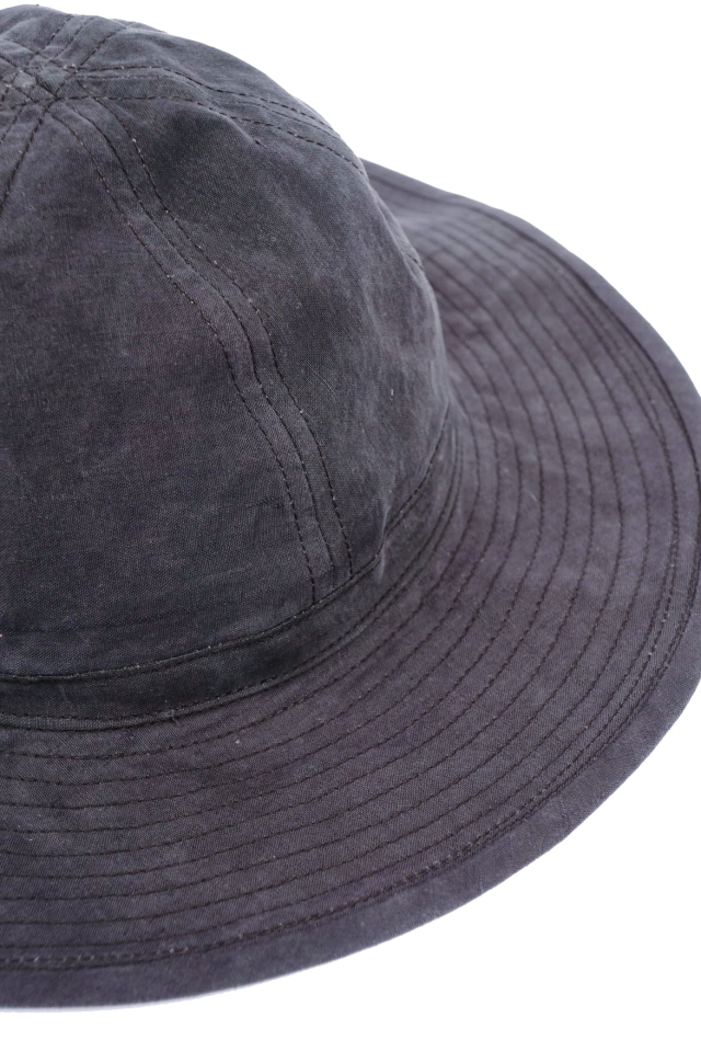 BAA COSTUME MFG. B.S.W. Special Order "VINTAGE FABRIC ARMY HAT" BLACK DYE