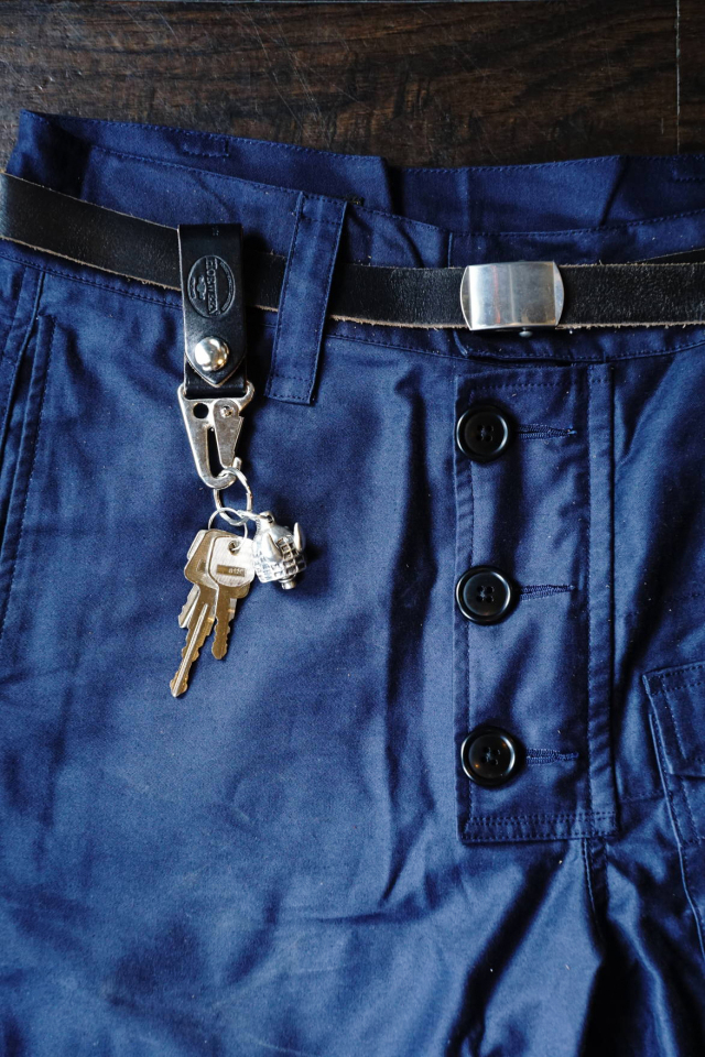 BAA COSTUME MFG. "BAA SIGNATURE KEY HOOK" HORWEEN CHROME EXCEL