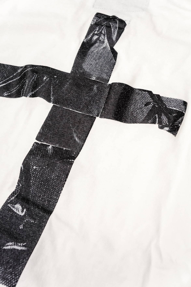 JANIS & Co. #CROSS TEE WHITE
