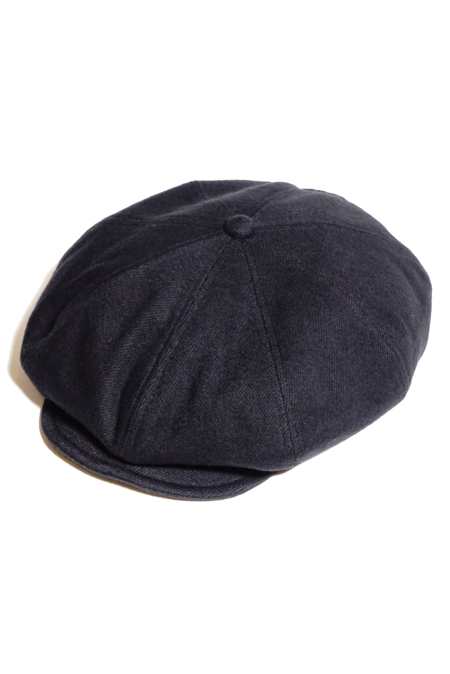 Mr.FATMAN "Cotton Flannel Casquette" Black