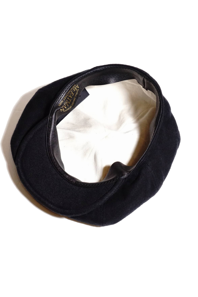 Mr.FATMAN "Cotton Flannel Casquette" Black