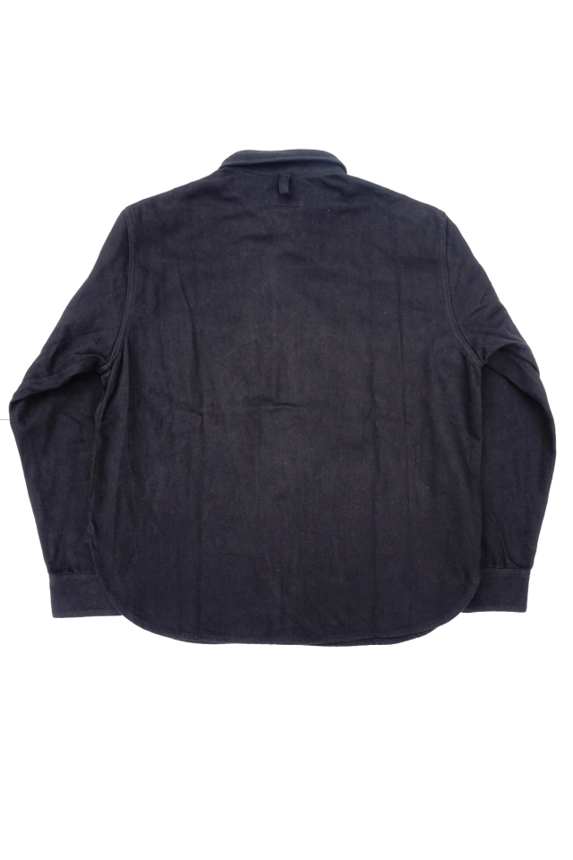 Mr.FATMAN "Johnny Cotton Flannel Shirt" BLACK