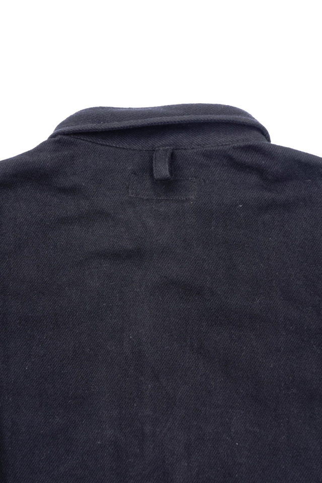 Mr.FATMAN "Johnny Cotton Flannel Shirt" BLACK