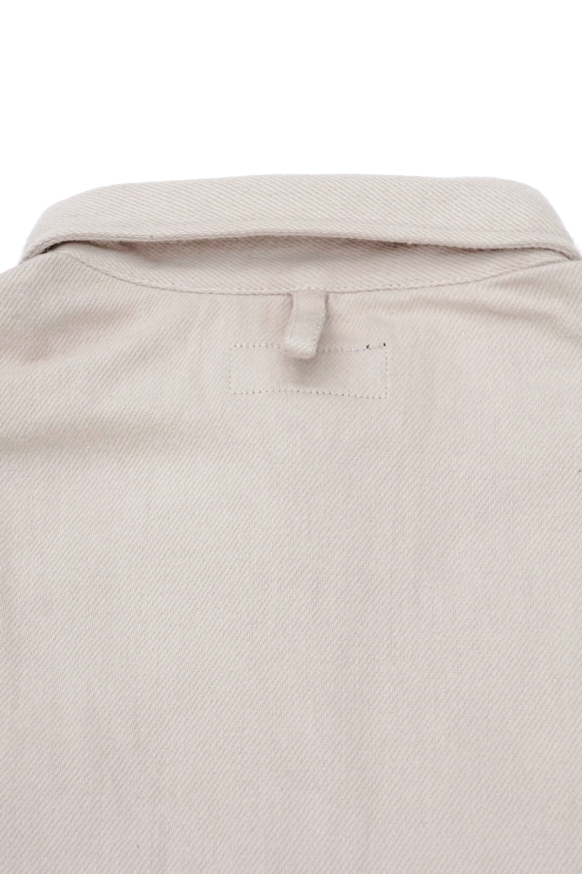 Mr.FATMAN "Johnny Cotton Flannel Shirt" IVORY
