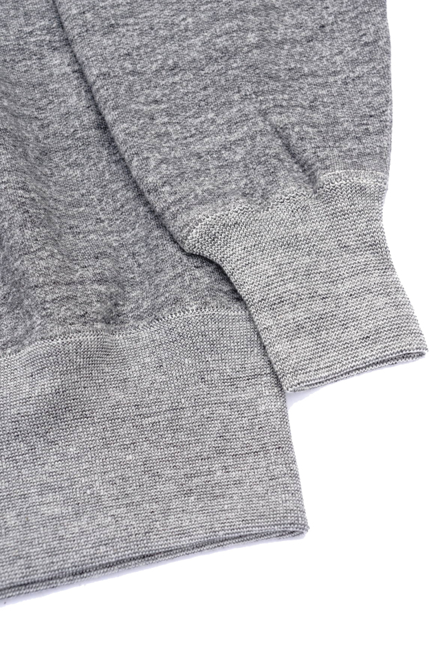 Olde Homesteader "Extra Cotton Fleece / Crew Neck Long Sleeve" TOP CHARCOAL