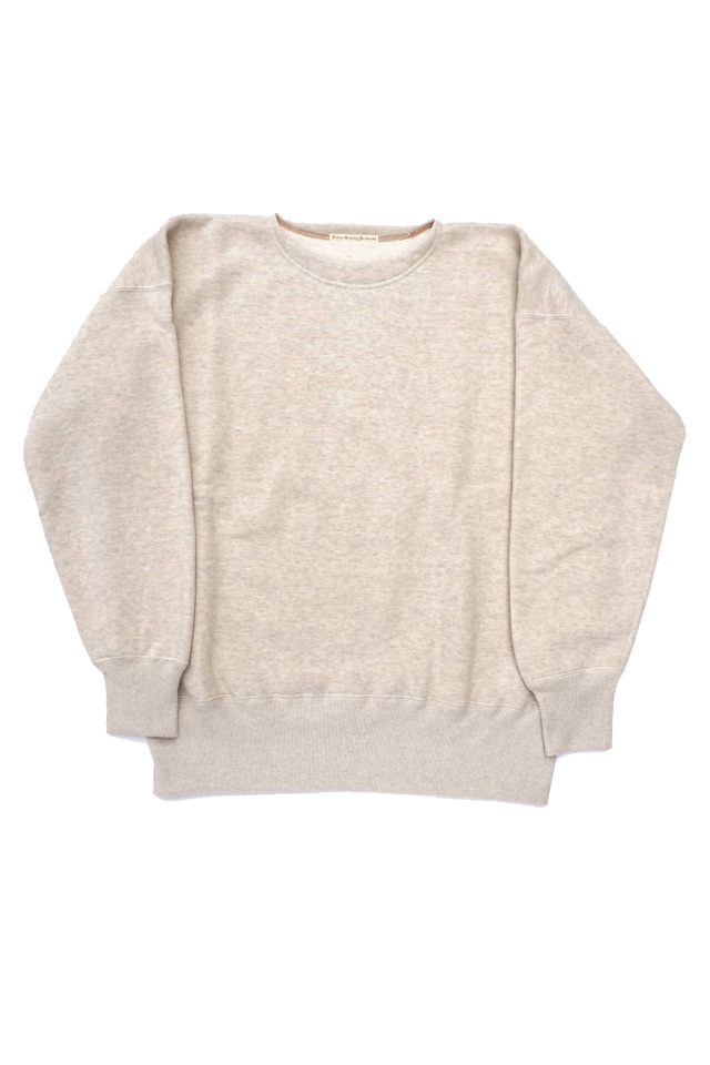 Olde Homesteader "Extra Cotton Fleece / Crew Neck Long Sleeve" OATMEAL