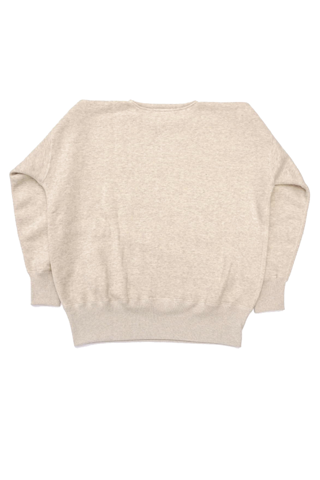 Olde Homesteader "Extra Cotton Fleece / Crew Neck Long Sleeve" OATMEAL