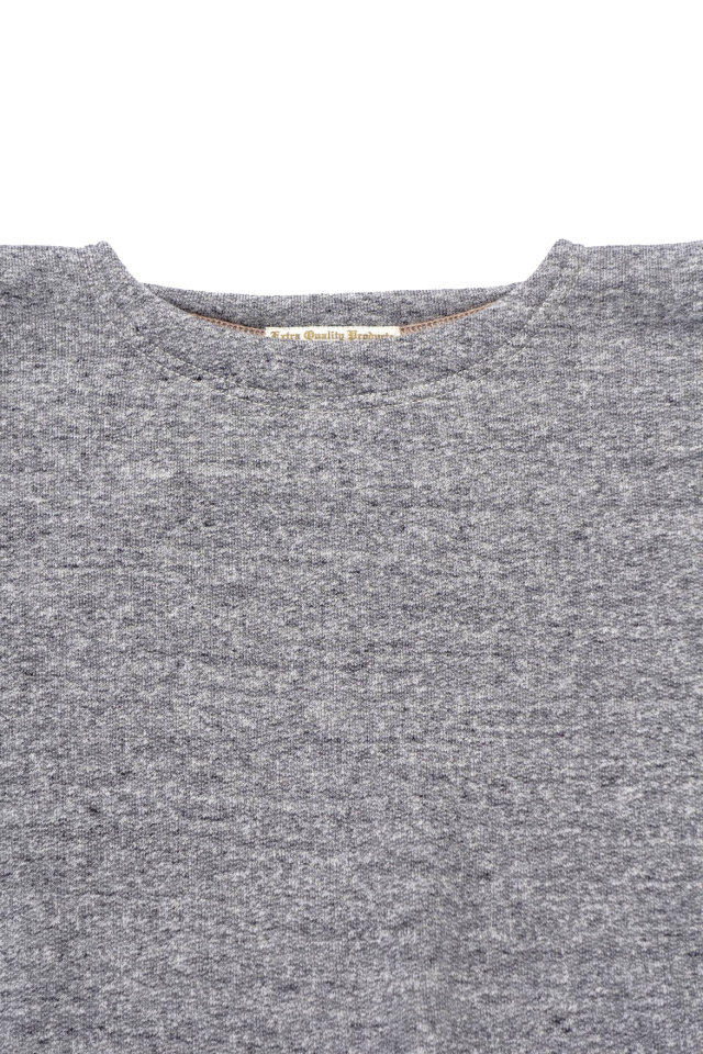 Olde Homesteader "Extra Cotton Fleece / Crew Neck Long Sleeve" TOP CHARCOAL