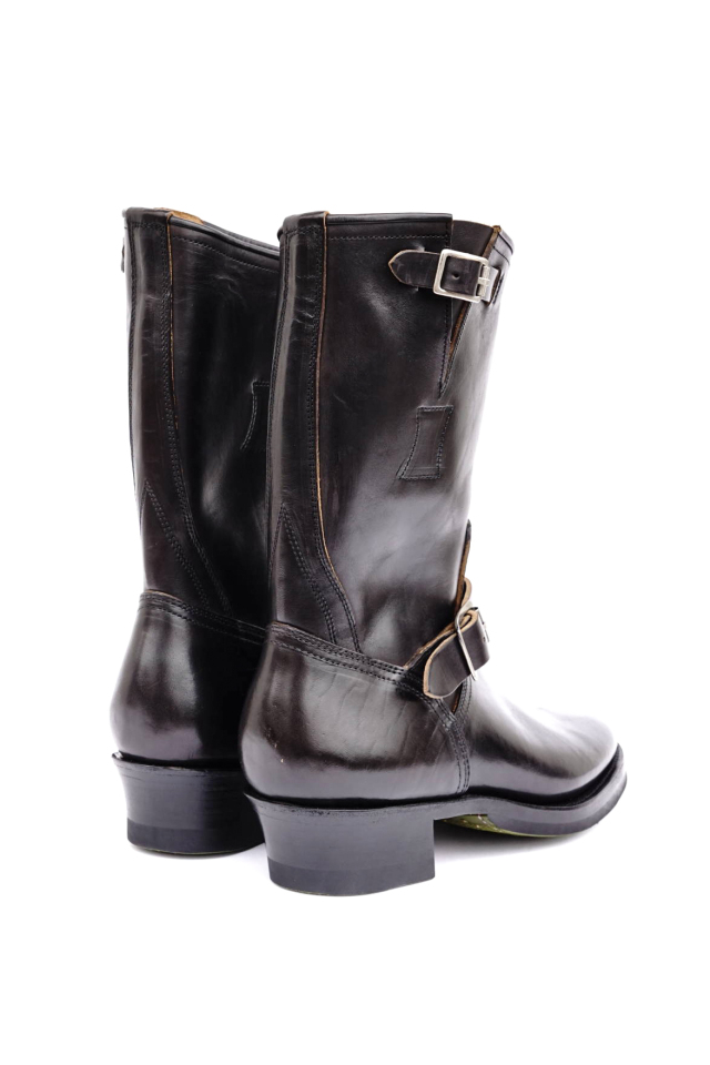 CLINCH Engineer boots Horsebutt overdye BLACK