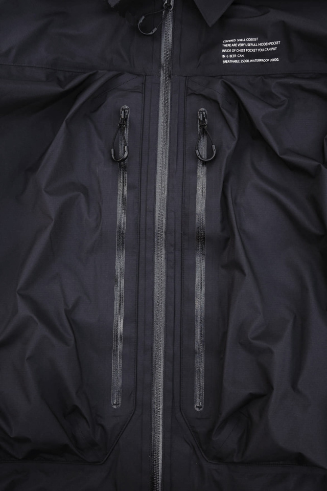 CMF OUTDOOR GARMENT "COVERED SHELL COEXIST" BLACK