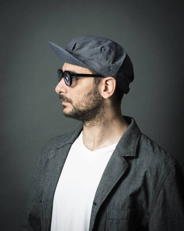 Mr.FATMAN "Hickory Denim Work Cap"
