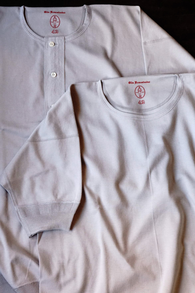 Olde Homesteader "Crew Neck Shortsleeve" - Interlock - MIST