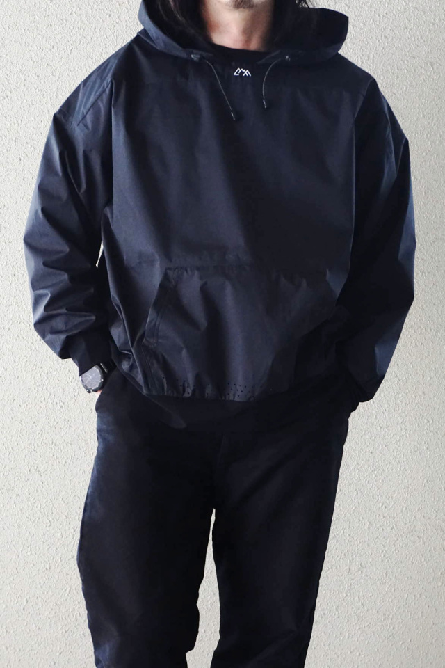COMFY OUTDOOR GARMENT "RW-HOODIE 3 LAYER" BLACK