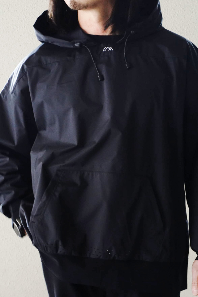 COMFY OUTDOOR GARMENT "RW-HOODIE 3 LAYER" BLACK