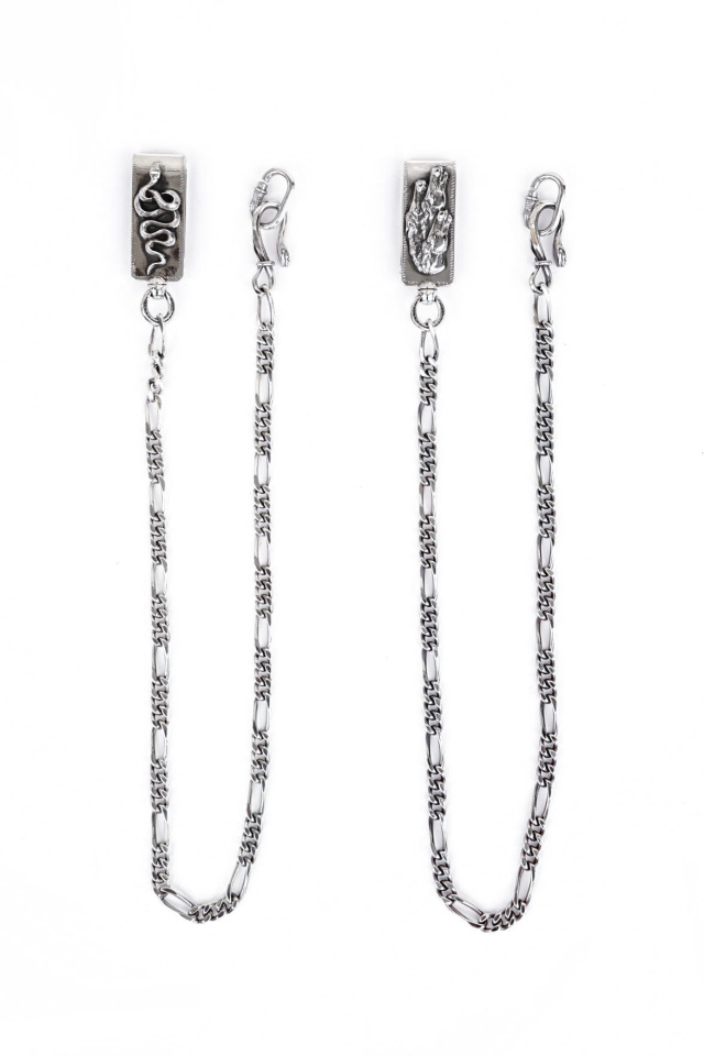 PEANUTS & Co. horse & snake clip type walletchain silver