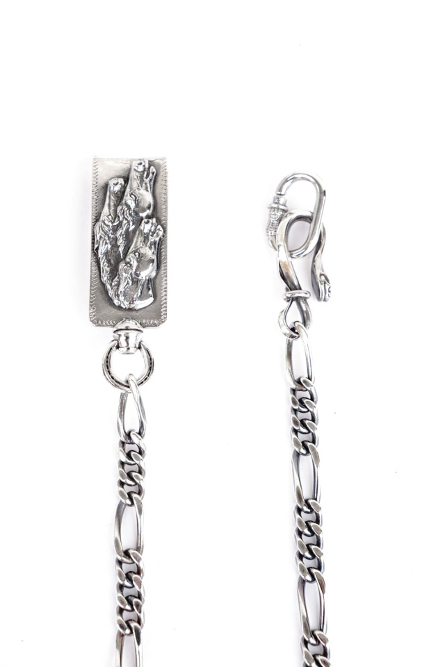 PEANUTS & Co. horse & snake clip type walletchain silver