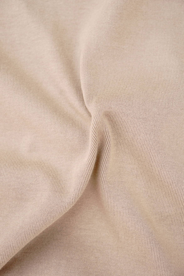 Olde Homesteader "Crew Neck Short Sleeve" - Heavy Weight Rib - KHAKI