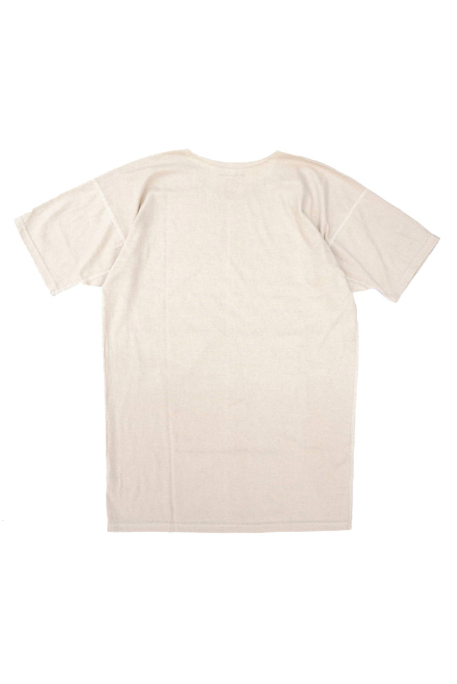 Olde Homesteader "Crew Neck Short sleeve" -Rustic Jersey- ECRU
