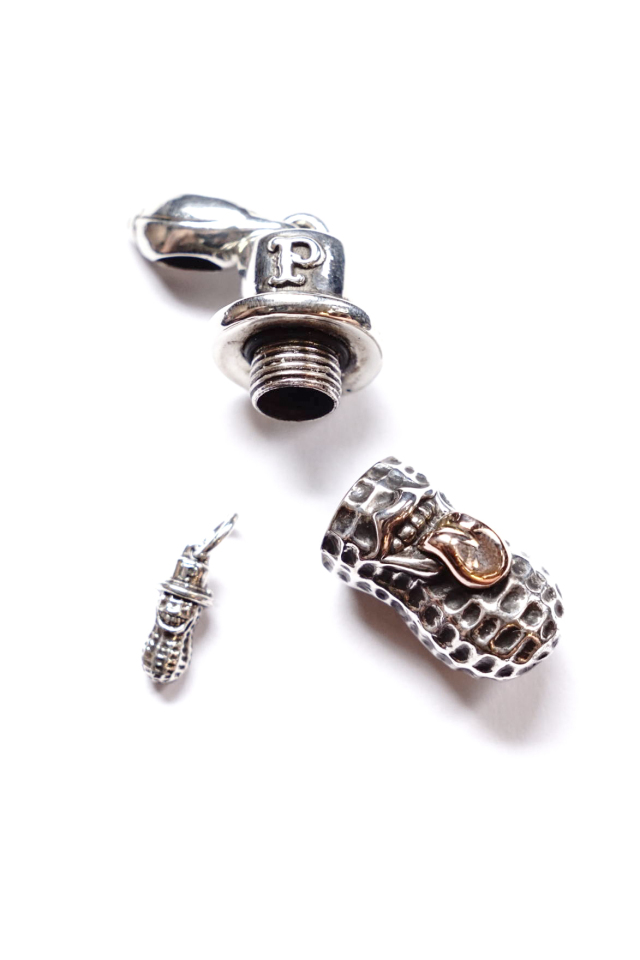 PEANUTS & Co. xlarge bero peanuts open type silver×K10PG