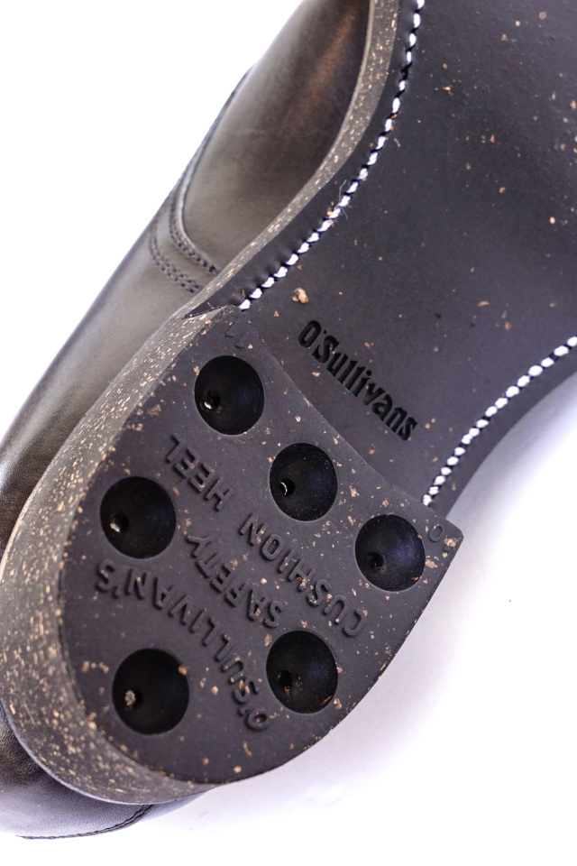 CLINCH Service shoes Black "MIL Soft-Toe O’Sullivan’s Cork sole Black"