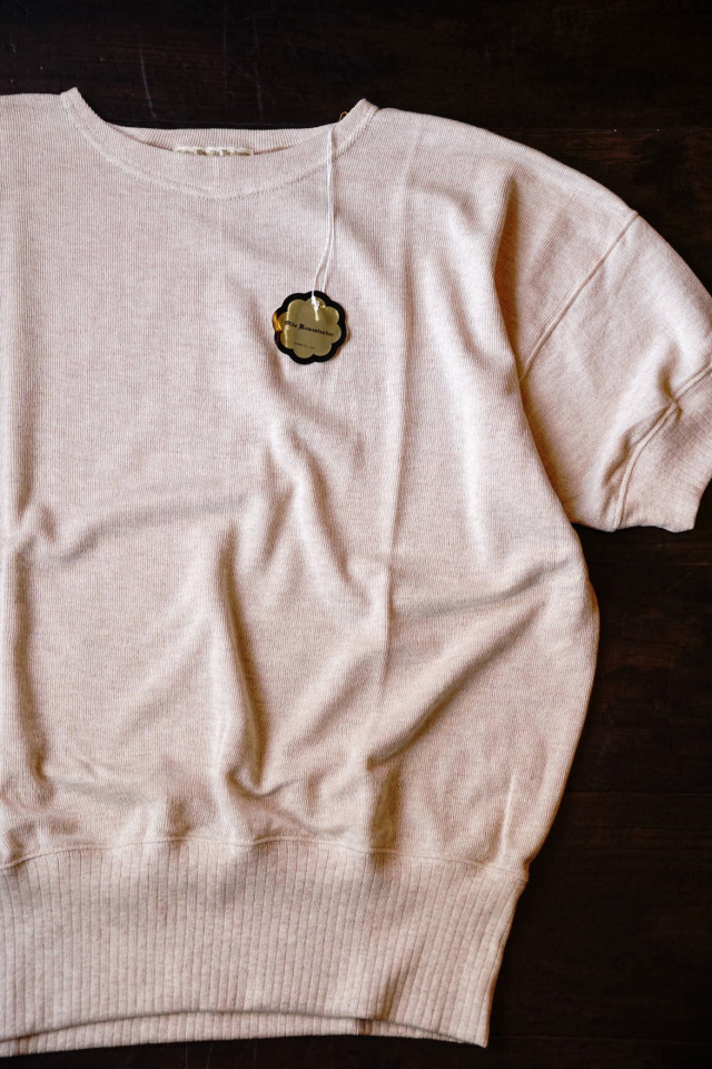 Olde Homesteader "Crew Neck Shortsleeve" - Extra Cotton Jersey - ECRU